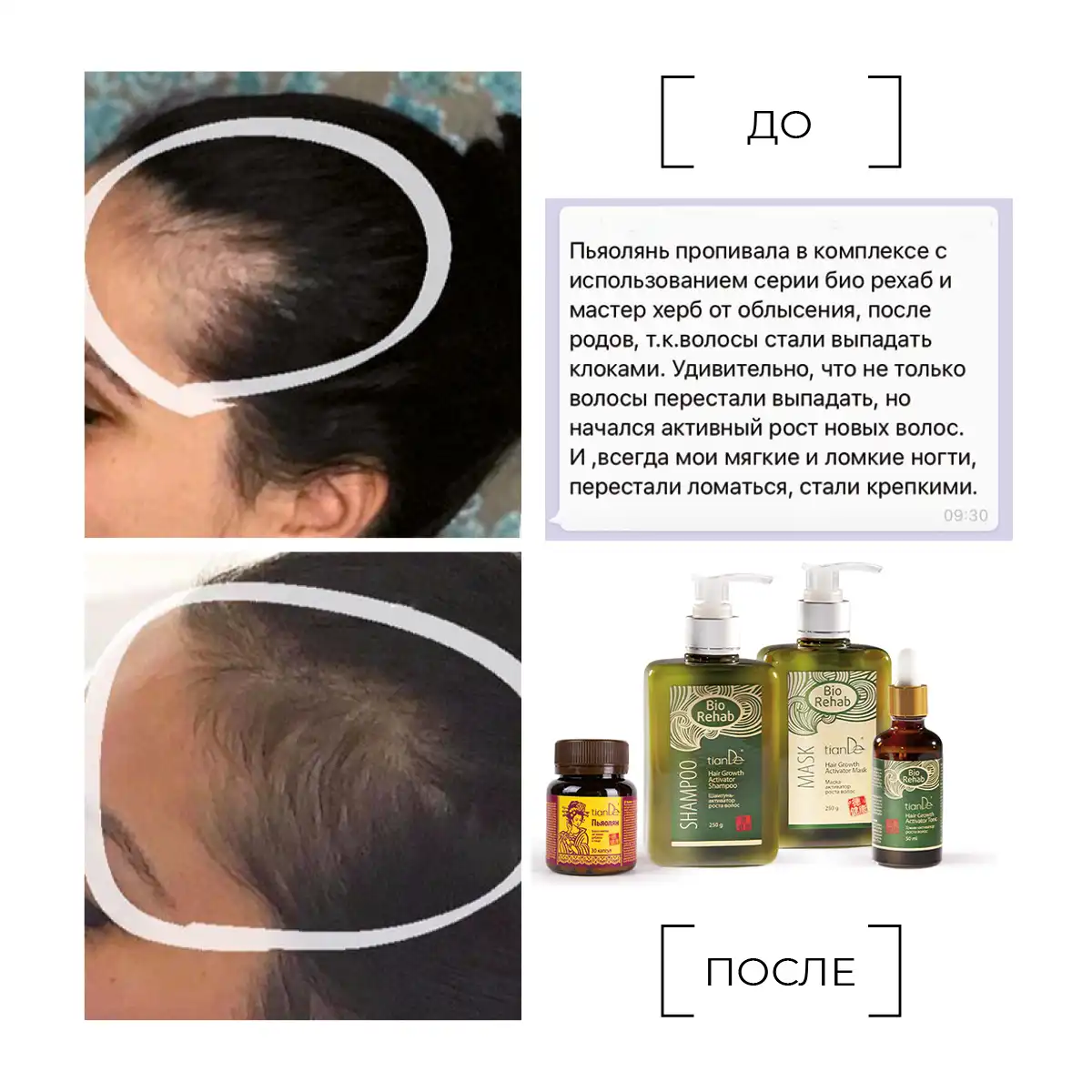 Șampon-activator de creștere a părului, 250 g