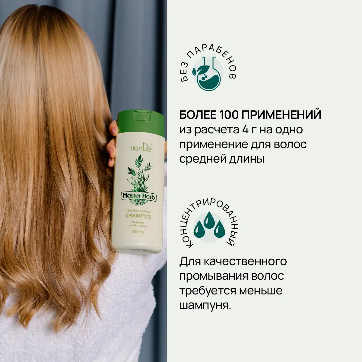 Șampon împotriva căderii părului, 420 ml