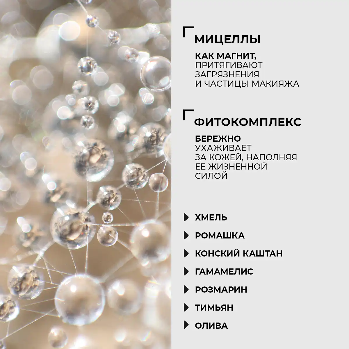 Мицеллярная вода с фитокомплексом, 200 г (для ЕС), шт